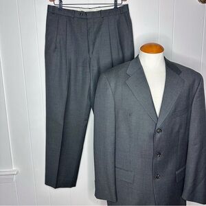AS-IS Polo University Charcoal Wool/CASHMERE Suit